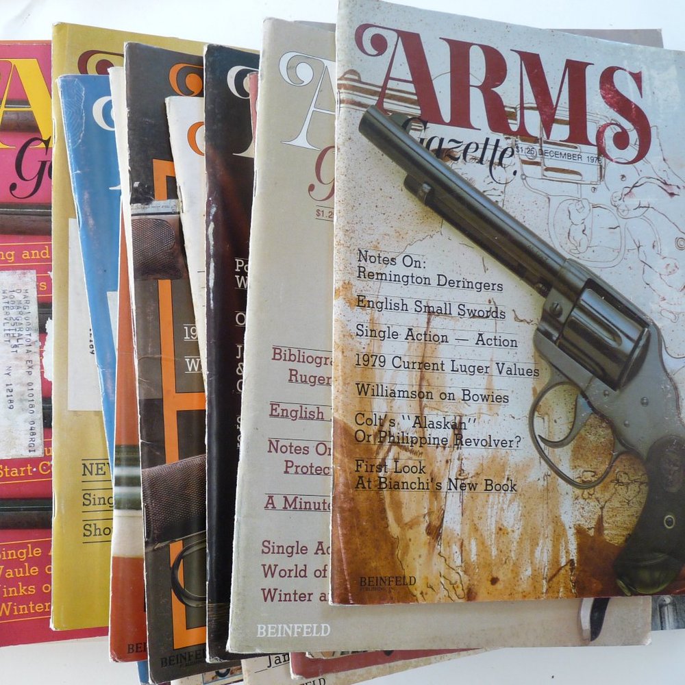 29 issues Arms Gazette magazine collecting history